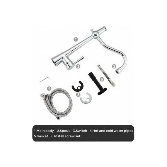 Смеситель для кухни Gappo G4398-12 фото 3