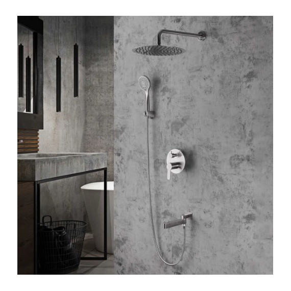 Душевая система для ванны Gappo G7199-30, сатин - 2 Душевая система для ванны Gappo G7199-30, сатин фото 2