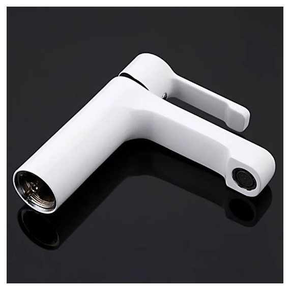 Смеситель для раковины Gappo Tomahawk G1002-8, белый/хром - 4 Смеситель для раковины Gappo Tomahawk G1002-8, белый/хром фото 4