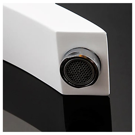 Смеситель для раковины высокий Gappo Jacob G1007-18, белый/хром - 7 Смеситель для раковины высокий Gappo Jacob G1007-18, белый/хром фото 7