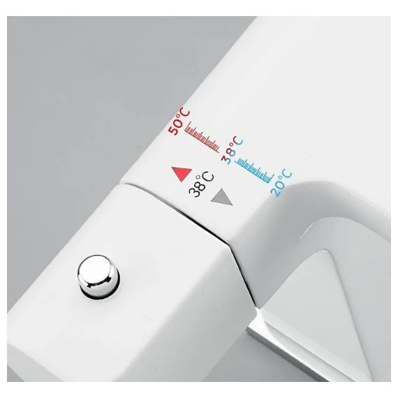 Смеситель для раковины с термостатом Gappo G1007-50, белый/хром - 6 Смеситель для раковины с термостатом Gappo G1007-50, белый/хром фото 6