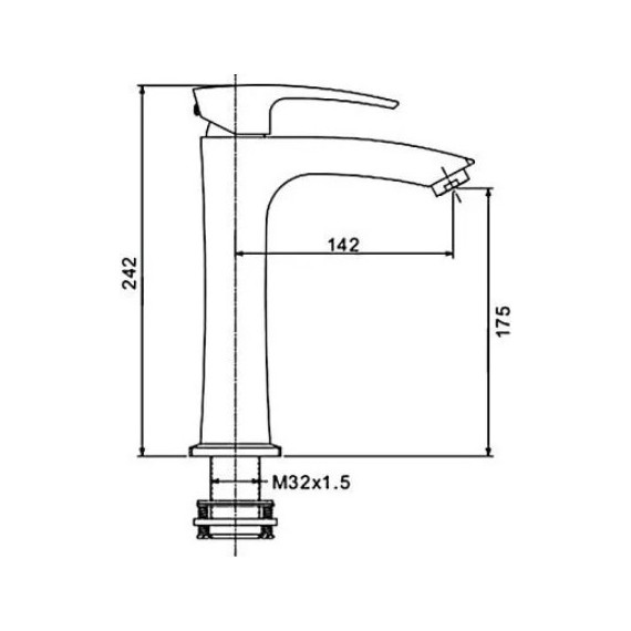 Смеситель для раковины высокий Gappo G1007-72 - 8 Смеситель для раковины высокий Gappo G1007-72 фото 8