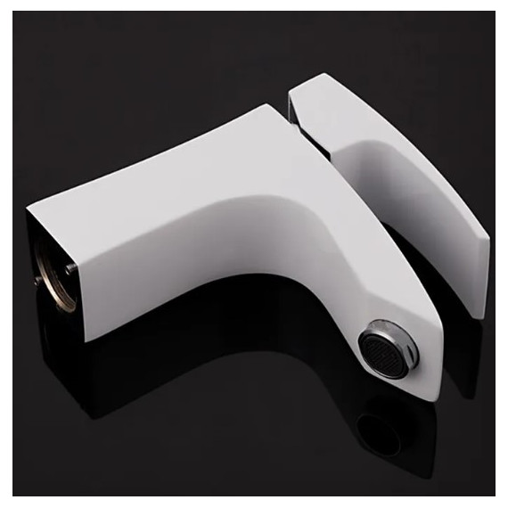 Смеситель для раковины Gappo Jacob G1007-7, белый/хром фото 5