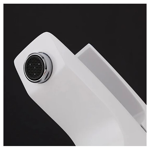 Смеситель для раковины Gappo Jacob G1007-7, белый/хром фото 7