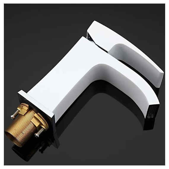 Смеситель для раковины Gappo Jacob G1007-8, белый/хром - 5 Смеситель для раковины Gappo Jacob G1007-8, белый/хром фото 5