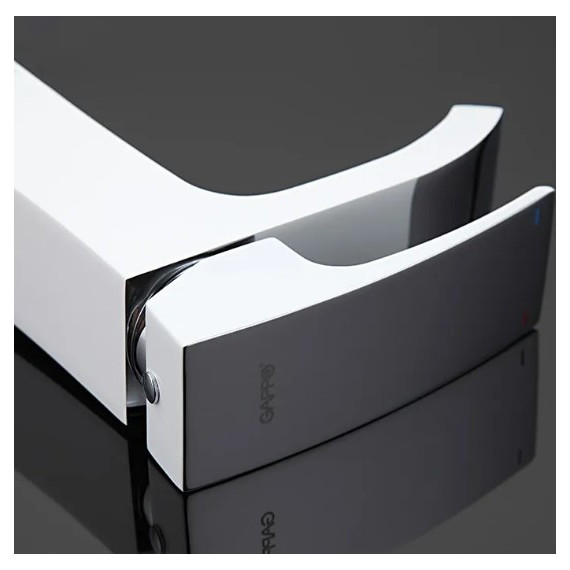 Смеситель для раковины Gappo Jacob G1007-8, белый/хром - 6 Смеситель для раковины Gappo Jacob G1007-8, белый/хром фото 6