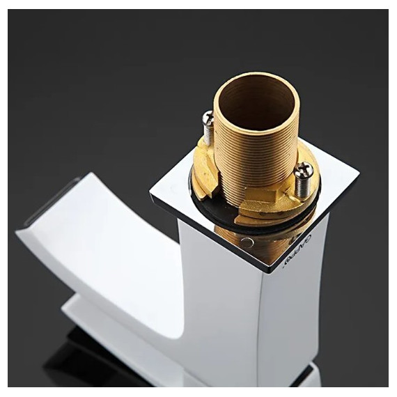 Смеситель для раковины Gappo Jacob G1007-8, белый/хром - 8 Смеситель для раковины Gappo Jacob G1007-8, белый/хром фото 8