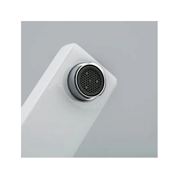 Смеситель для раковины высокий Gappo Futura G1017-2, белый/хром - 5 Смеситель для раковины высокий Gappo Futura G1017-2, белый/хром фото 5