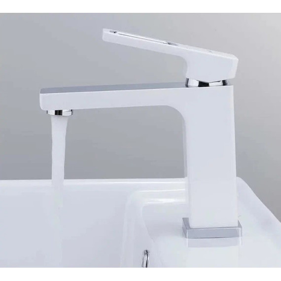 Смеситель для раковины Gappo Futura G1017-8, белый/хром - 3 Смеситель для раковины Gappo Futura G1017-8, белый/хром фото 3