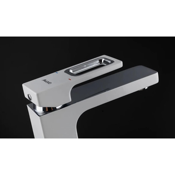 Смеситель для раковины Gappo Futura G1017-8, белый/хром - 6 Смеситель для раковины Gappo Futura G1017-8, белый/хром фото 6