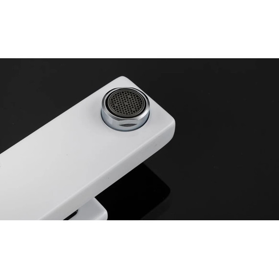 Смеситель для раковины Gappo Futura G1017-8, белый/хром - 7 Смеситель для раковины Gappo Futura G1017-8, белый/хром фото 7