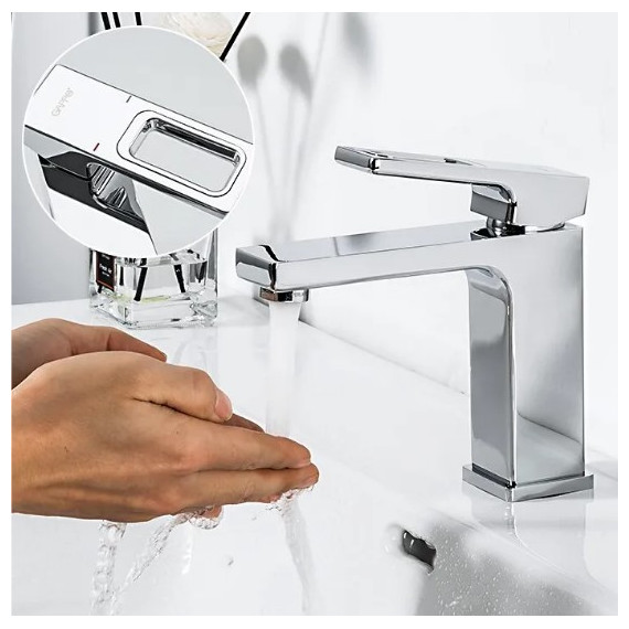 Смеситель для раковины Gappo Futura G1018-1 - 3 Смеситель для раковины Gappo Futura G1018-1 фото 3