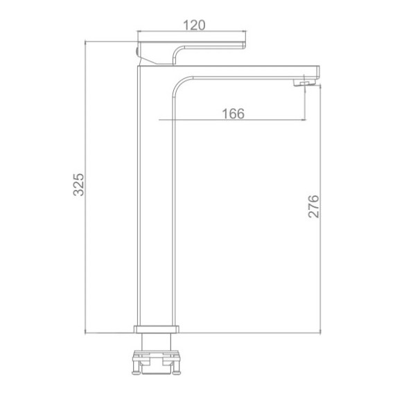 Смеситель для раковины высокий Gappo Futura G1018-2 - 2 Смеситель для раковины высокий Gappo Futura G1018-2 фото 2