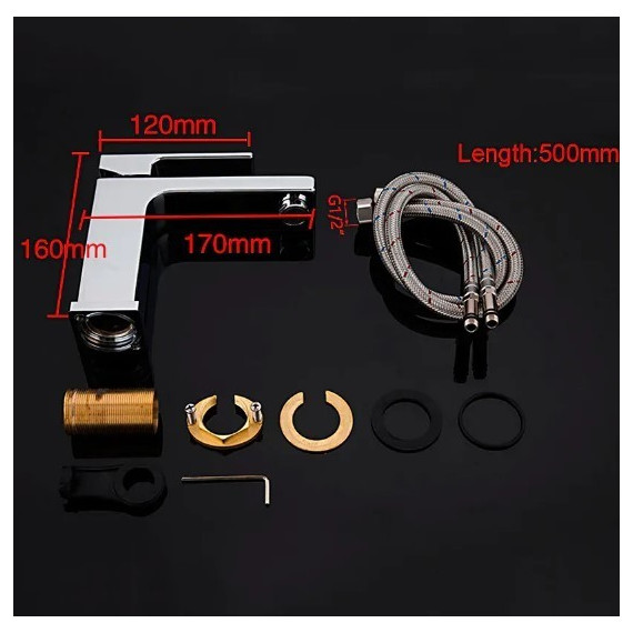 Смеситель для раковины Gappo Futura G1018 - 7 Смеситель для раковины Gappo Futura G1018 фото 7