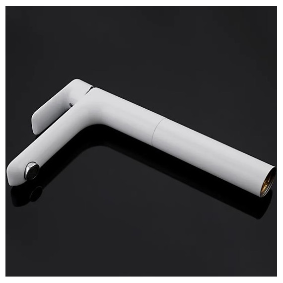 Смеситель для раковины высокий Gappo Noar G1048-2, белый/хром - 4 Смеситель для раковины высокий Gappo Noar G1048-2, белый/хром фото 4