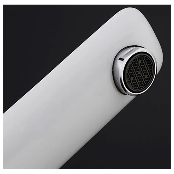 Смеситель для раковины высокий Gappo Noar G1048-2, белый/хром - 7 Смеситель для раковины высокий Gappo Noar G1048-2, белый/хром фото 7