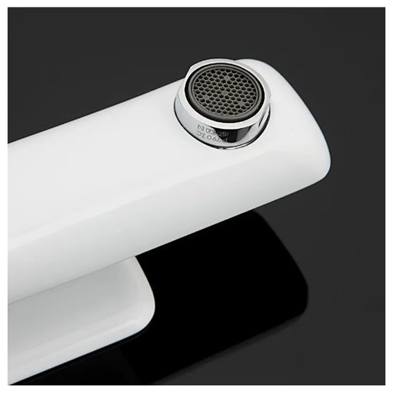 Смеситель для раковины Gappo Noar G1048, белый/хром, Цвет производителя: белый - 8 Смеситель для раковины Gappo Noar G1048, белый/хром, Цвет производителя: белый фото 8