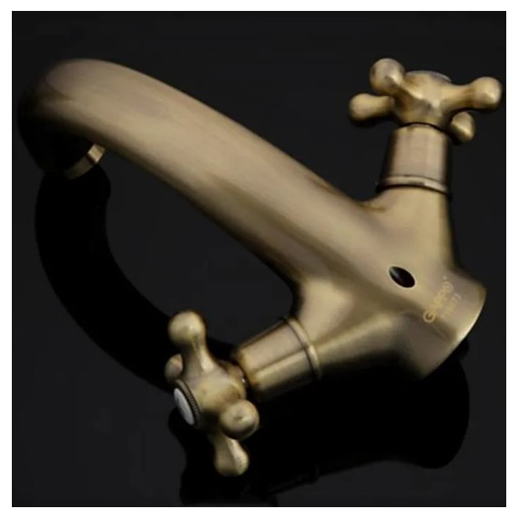 Смеситель для раковины Gappo Sofia G1063-4, бронза - 5 Смеситель для раковины Gappo Sofia G1063-4, бронза фото 5