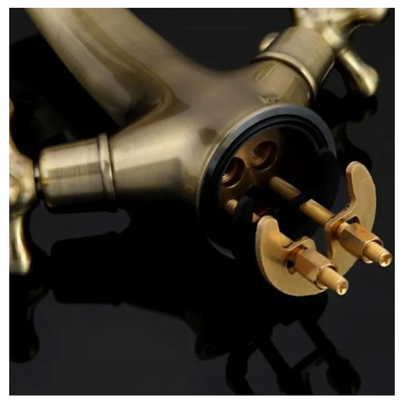 Смеситель для раковины Gappo Sofia G1063-4, бронза - 7 Смеситель для раковины Gappo Sofia G1063-4, бронза фото 7