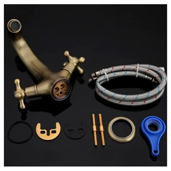 Смеситель для раковины Gappo Sofia G1063-4, бронза - 9 Смеситель для раковины Gappo Sofia G1063-4, бронза фото 9