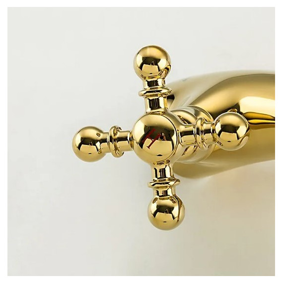 Смеситель для раковины Gappo G1089-6, золото - 4 Смеситель для раковины Gappo G1089-6, золото фото 4