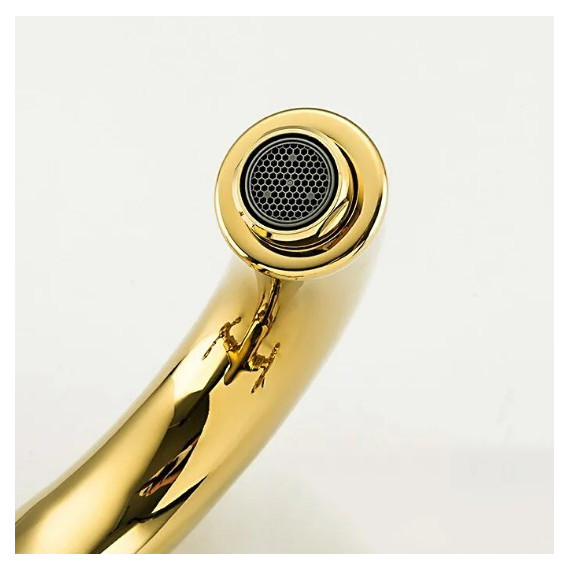 Смеситель для раковины Gappo G1089-6, золото - 5 Смеситель для раковины Gappo G1089-6, золото фото 5