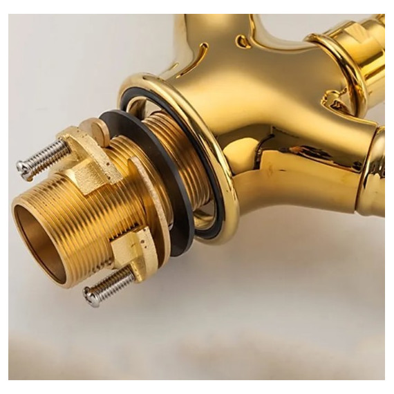 Смеситель для раковины Gappo G1389-6, золото - 5 Смеситель для раковины Gappo G1389-6, золото фото 5