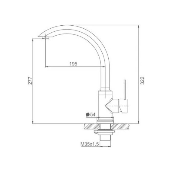 Смеситель для кухни Gappo G4099, сатин - 10 Смеситель для кухни Gappo G4099, сатин фото 10