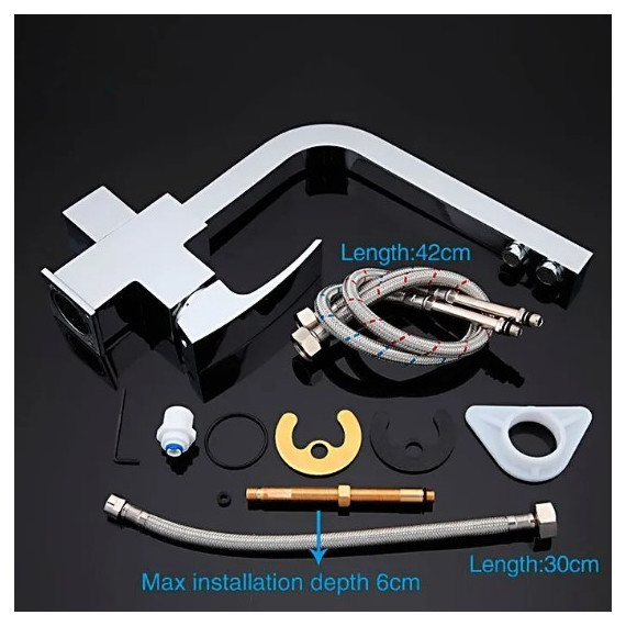 Смеситель для кухни Gappo G4307 фото 7