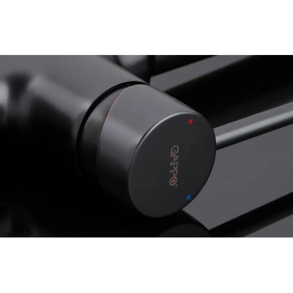 Смеситель для кухни Gappo G4390-10, черный фото 4