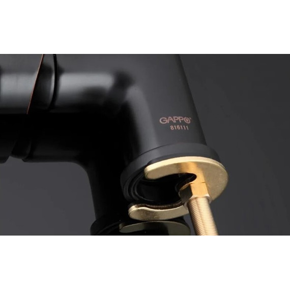 Смеситель для кухни Gappo G4390-10, черный фото 5