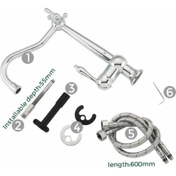 Смеситель для кухни Gappo G4398-13 фото 7