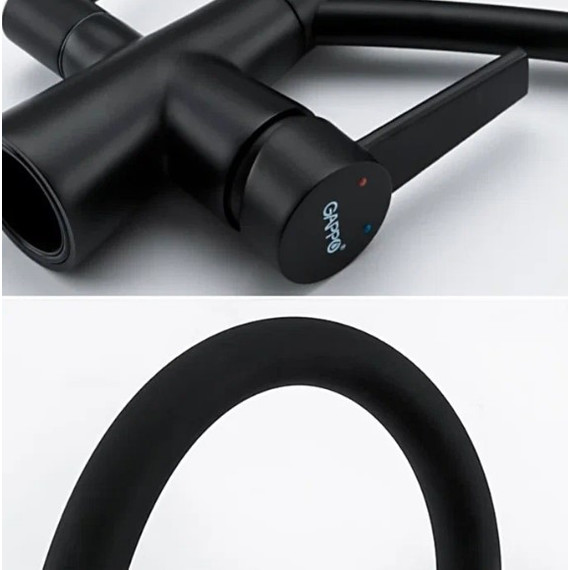 Смеситель для кухни Gappo G4398-16, черный - 5 Смеситель для кухни Gappo G4398-16, черный фото 5