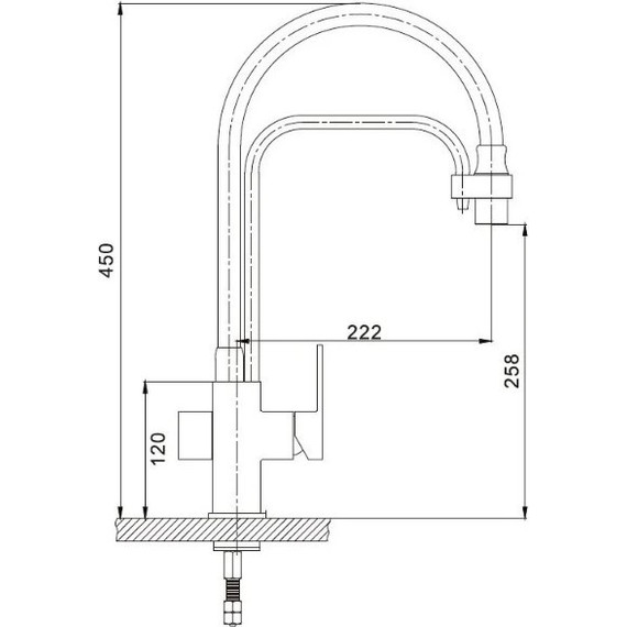 Смеситель для кухни Gappo G4398-4, серый/хром фото 12