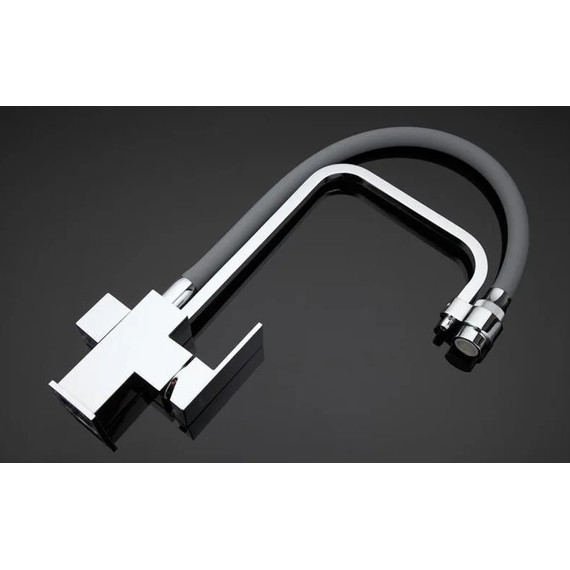 Смеситель для кухни Gappo G4398-4, серый/хром фото 5