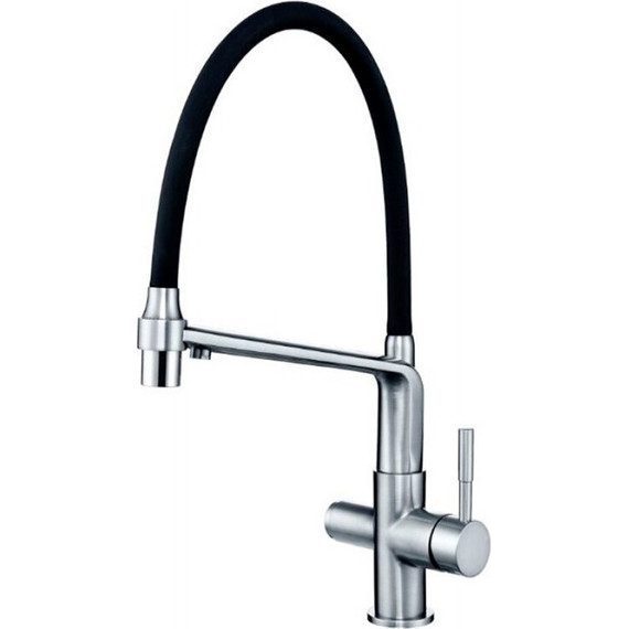 Смеситель для кухни Gappo G4398-7, черный/хром фото 