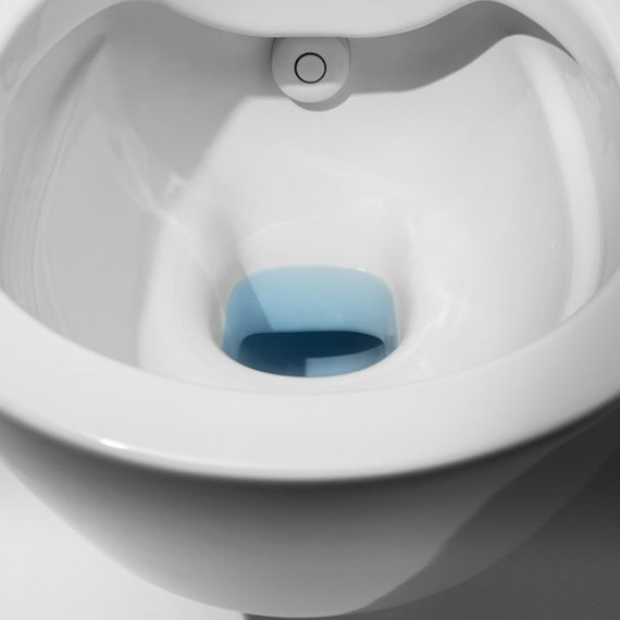 Унитаз-биде подвесной безободковый Laufen Cleanet Navia 8.2060.1.400.000.1 с крышкой микролифт фото 4