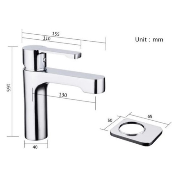 Смеситель для раковины Gappo Tomahawk G1002-2 фото 8