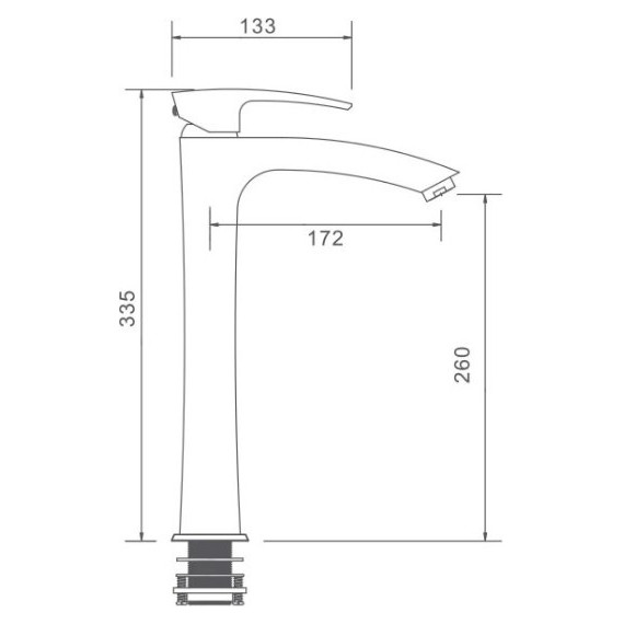 Смеситель для раковины высокий Gappo Jacob G1007-11 фото 10