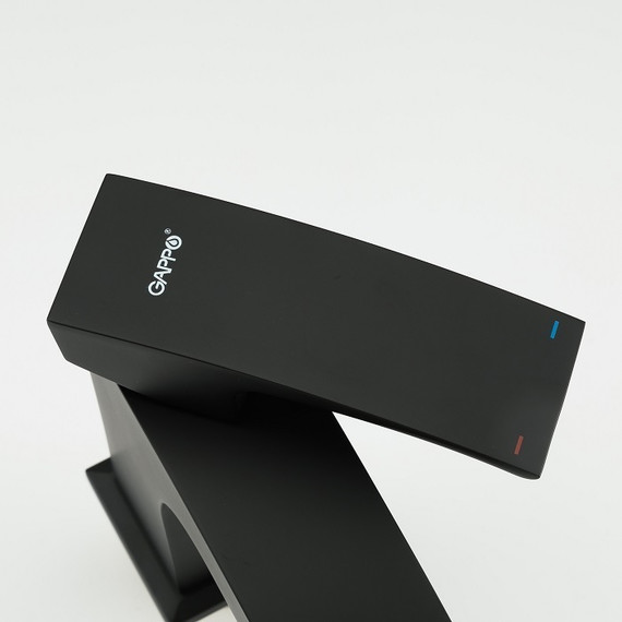 Смеситель для раковины Gappo G1007-66, черный фото 4