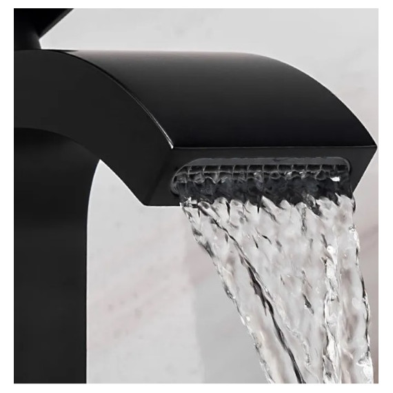 Смеситель для раковины Gappo G1007-6, черный - 5 Смеситель для раковины Gappo G1007-6, черный фото 5