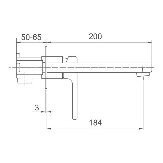 Смеситель для раковины настенный Gappo Futura G1017-16, черный - 8 Смеситель для раковины настенный Gappo Futura G1017-16, черный фото 8