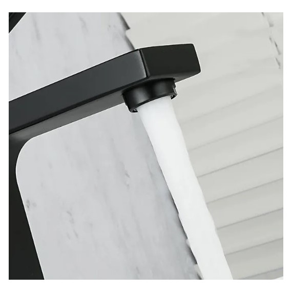 Смеситель для раковины Gappo G1017-6, черный - 3 Смеситель для раковины Gappo G1017-6, черный фото 3