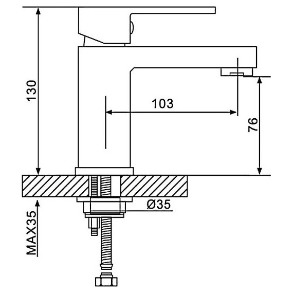 Смеситель для раковины Gappo Roiey G1039 - 10 Смеситель для раковины Gappo Roiey G1039 фото 10