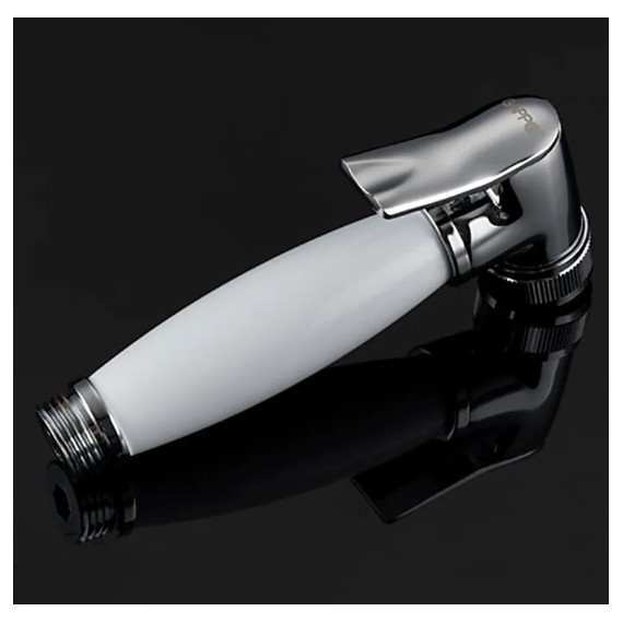 Смеситель для раковины с гигиеническим душем Gappo Noar G1048-1, белый/хром - 7 Смеситель для раковины с гигиеническим душем Gappo Noar G1048-1, белый/хром фото 7