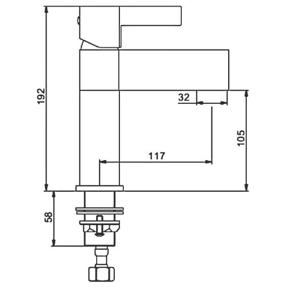 Смеситель для раковины Gappo Atlantic G1081, черный/хром - 9 Смеситель для раковины Gappo Atlantic G1081, черный/хром фото 9