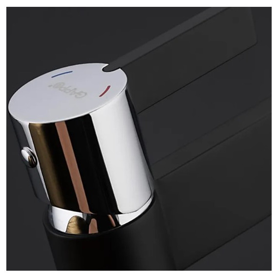 Смеситель для раковины Gappo Atlantic G1081, черный/хром - 5 Смеситель для раковины Gappo Atlantic G1081, черный/хром фото 5