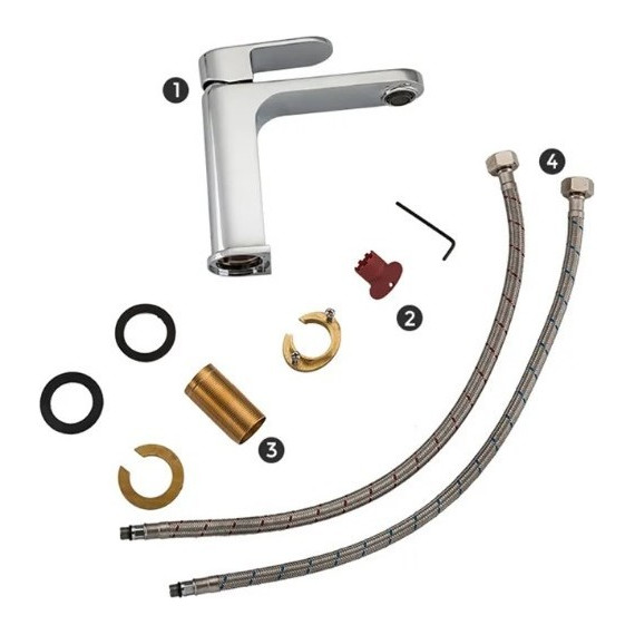 Смеситель для раковины Gappo G1083 фото 9