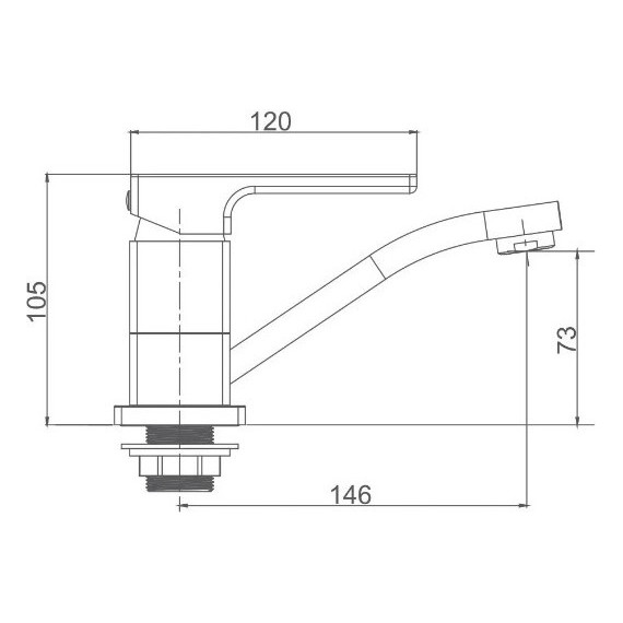 Смеситель для кухни Gappo G4517-6, черный фото 8