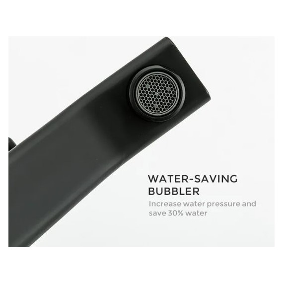 Смеситель для кухни Gappo G4517-6, черный фото 6